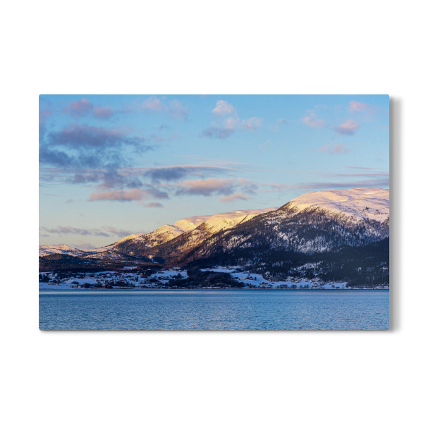 Galerie-Print "Berge im Winter nahe Trondheim" 30x20 cm artboxONE
