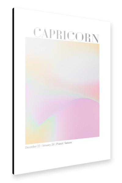 Alu-Dibond "Steinbock abstrakte Aura" 30x20 cm artboxONE