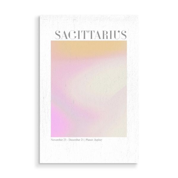 Holzbild "Schütze abstrakte Aura" artboxONE - Abstrakt,Galaxy