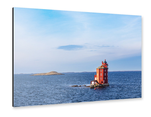 Alu-Dibond "Leuchtturm Kjeungskjær Fyr" 30x20 cm artboxONE