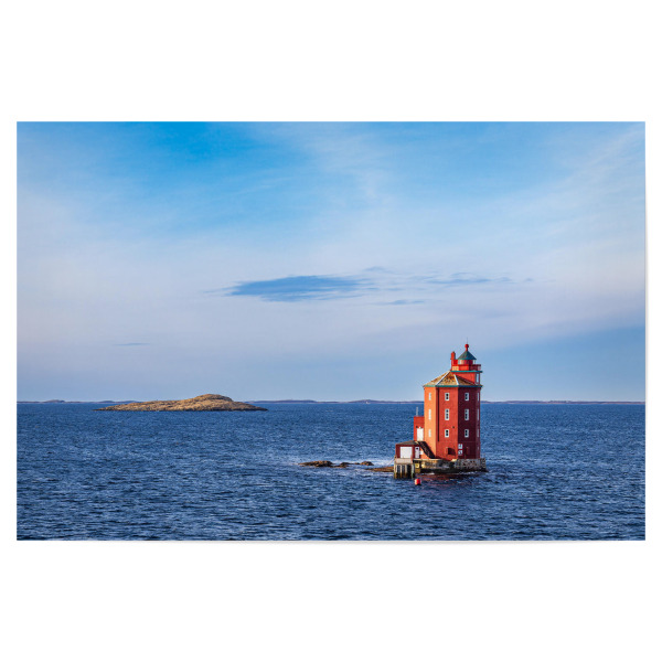 Poster "Leuchtturm Kjeungskjær Fyr" artboxONE - Natur,Reise,Architektur,Reise / Strand und Meer