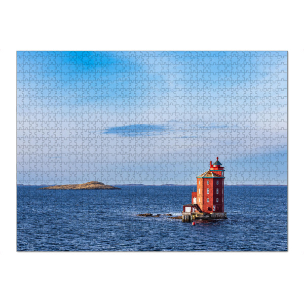 Puzzle Ravensburger "Leuchtturm Kjeungskjær Fyr" artboxONE - Natur,Reise,Architektur,Reise / Strand und Meer