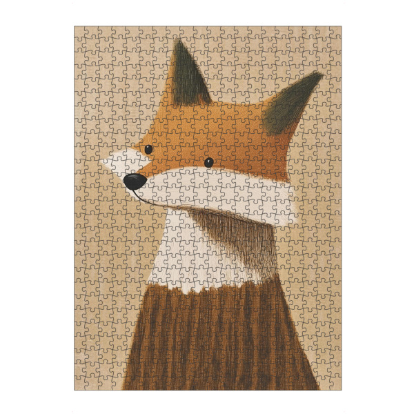 Puzzle Ravensburger "Nico niedlicher Fuchs" artboxONE - Natur,Für Kinder,Tiere