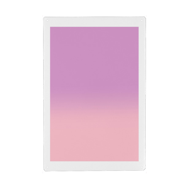 Metall Poster "Fade Gradient Lila Rosa" artboxONE - Abstrakt,Geometrie,Fashion