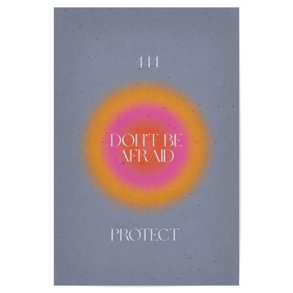 Poster 30x20 cm "Engel Nummer 444 Schutz" artboxONE - Abstrakt