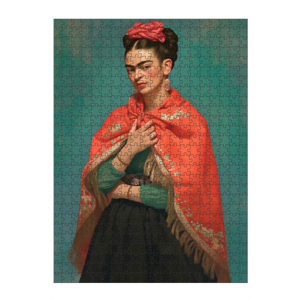 Puzzle Ravensburger "Frida Kunst und Tradition" artboxONE - Floral,Menschen,Fashion