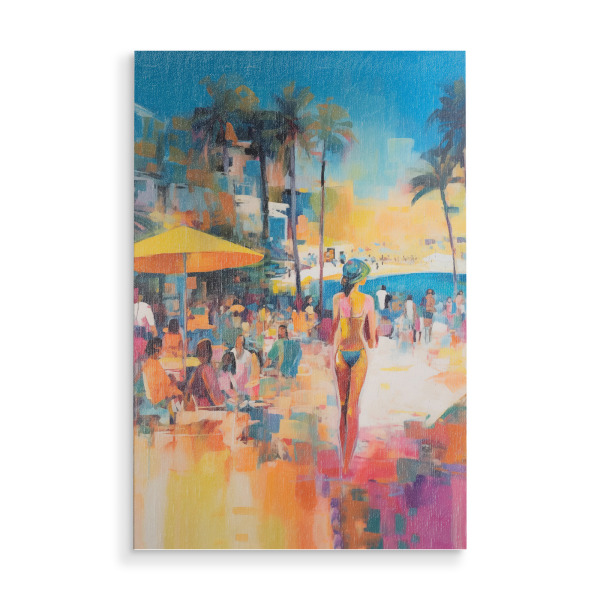 Holzbild "The Girl from Ipanema" artboxONE - Natur,Abstrakt,Menschen
