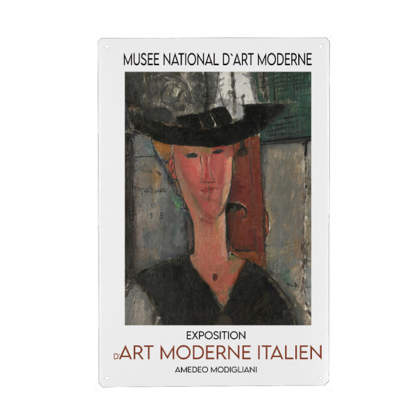 Holzbild "Amedeo Modigliani" artboxONE - Abstrakt,Menschen