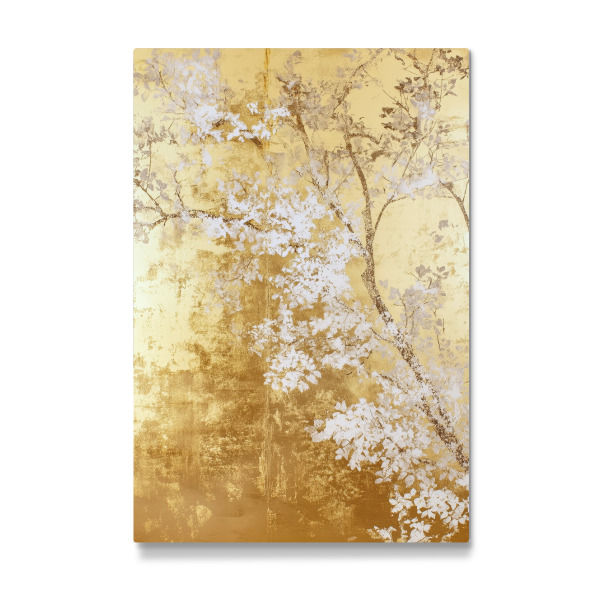 Galerie-Print "Weißer und goldener Baum B" 30x20 cm artboxONE