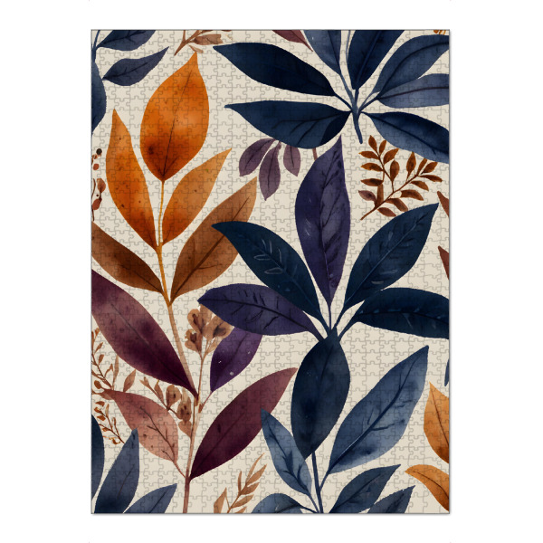 Puzzle Ravensburger "Wo Blätter Geschichten erzählen" artboxONE - Natur,Floral,Abstrakt