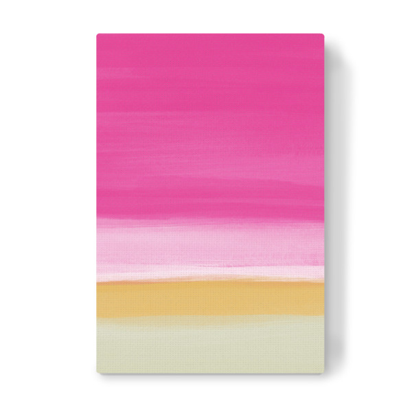 Leinwandbild "Balance I" artboxONE - Abstrakt,Geometrie - Abstrakt,Streifen,Linien,Farbe,Geometrisch,Pastell,Farbverlauf,Modern,Künstlerisch,Pink,Rosa