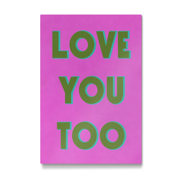 Galerie-Print "Lila Love you too" 75x50 cm artboxONE