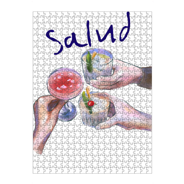 Puzzle Ravensburger "Glasses filled with cocktails" artboxONE - Essen & Trinken / Alkohol