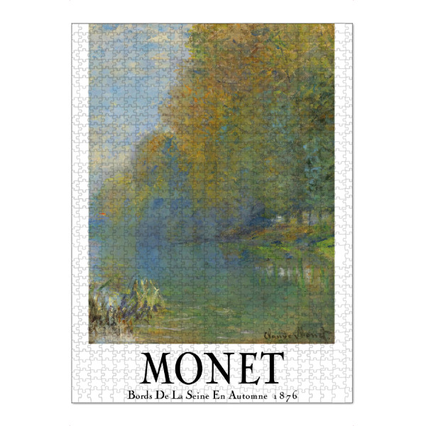 Puzzle Ravensburger "Claude Monet b" artboxONE - Natur,Abstrakt