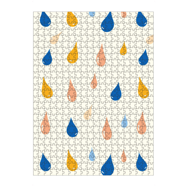 Puzzle Ravensburger "Wenn der Regen so hübsch aussieht" artboxONE - Abstrakt