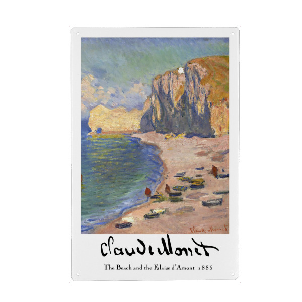 Metall Poster "Claude Monet c" artboxONE - Natur,Reise