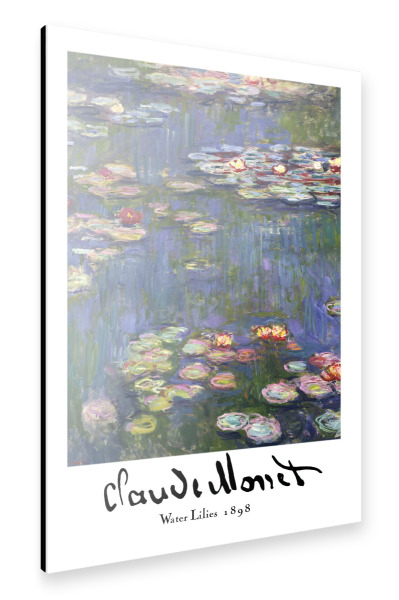 Alu-Dibond "Claude Monet h" 75x50 cm artboxONE