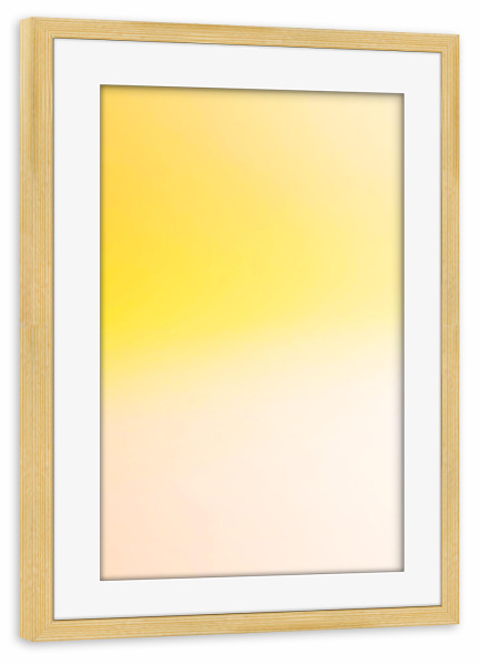 Poster mit Rahmen kiefer "Sonnenzeit" artboxONE - Natur,Abstrakt