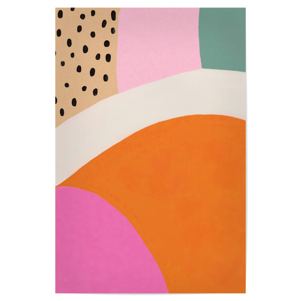 Poster "Punkte im Sommer" artboxONE - Natur,Abstrakt,Geometrie