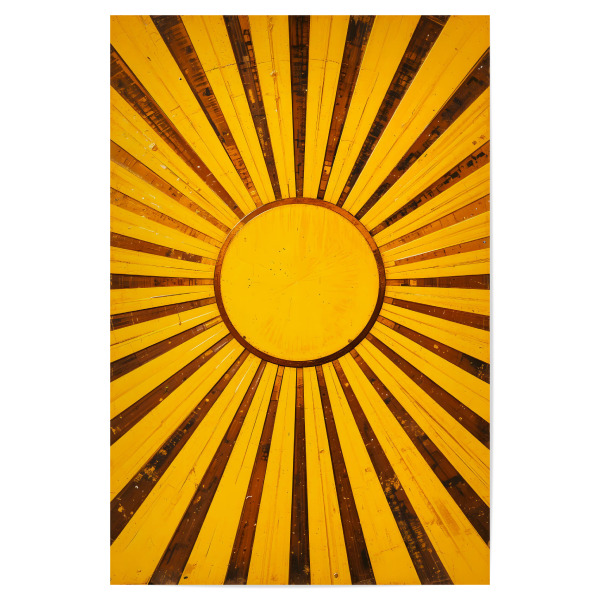 Poster 30x20 cm "Goldener Sonnenbrenner" artboxONE - Abstrakt