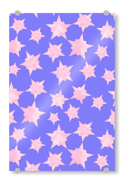 Acrylglasbild "Pink Cosmic Burst" artboxONE - Abstrakt