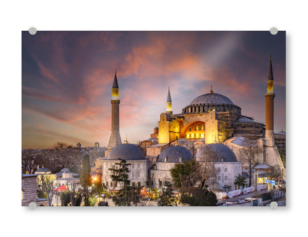 Acrylglasbild "Hagia Sophia Istanbul" artboxONE - Reise,Architektur,Reise / Länder,Städte / Istanbul