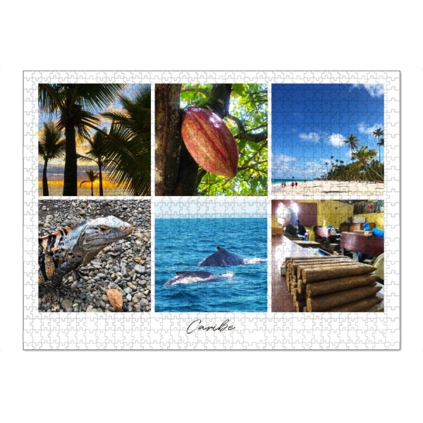 Puzzle Ravensburger "The Caribbean" artboxONE - Natur,Reise,Tiere,Reise / Strand und Meer,Reise / Länder