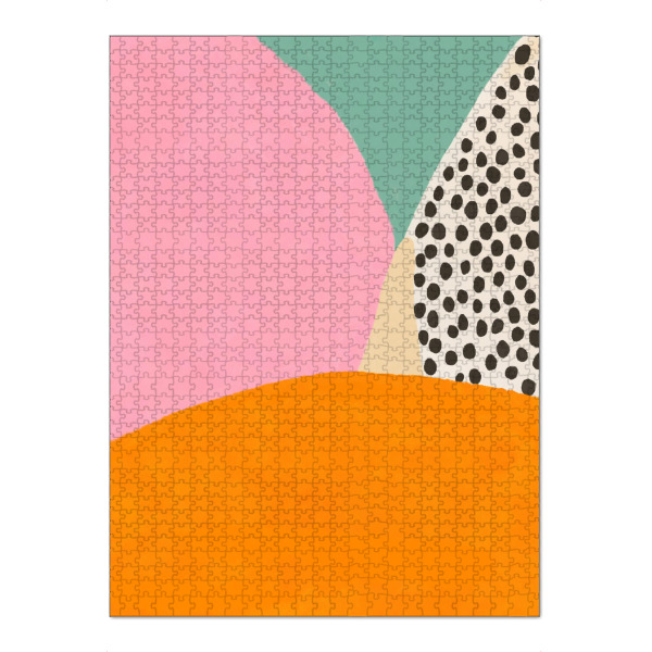 Puzzle Ravensburger "Kreative Punkte im Sommer" artboxONE - Abstrakt,Geometrie