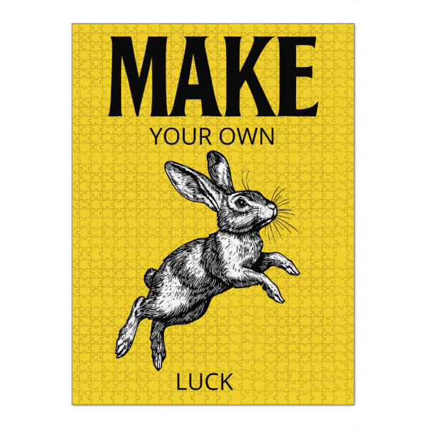 Puzzle Ravensburger "Make luck" artboxONE - Sport / Motivation