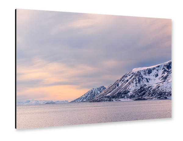 Alu-Dibond "Berge und Felsen in der Finnmark" 75x50 cm artboxONE