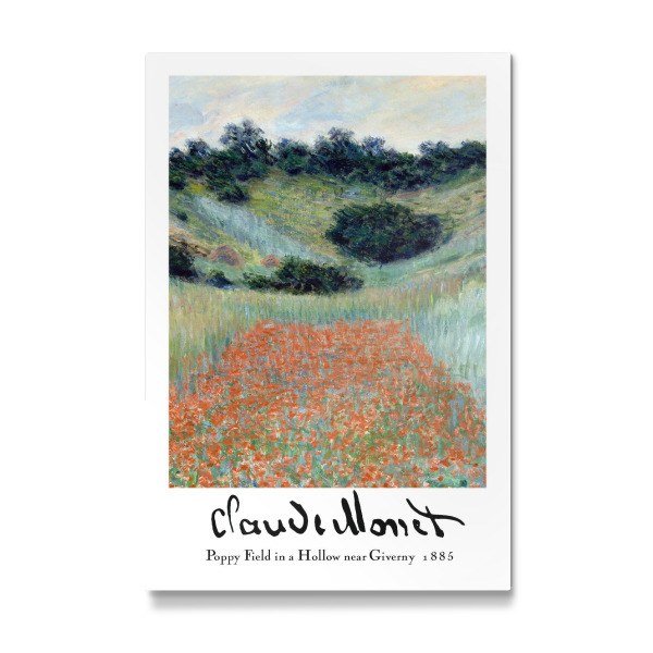 Galerie-Print "Claude Monet Poppy field" 75x50 cm artboxONE
