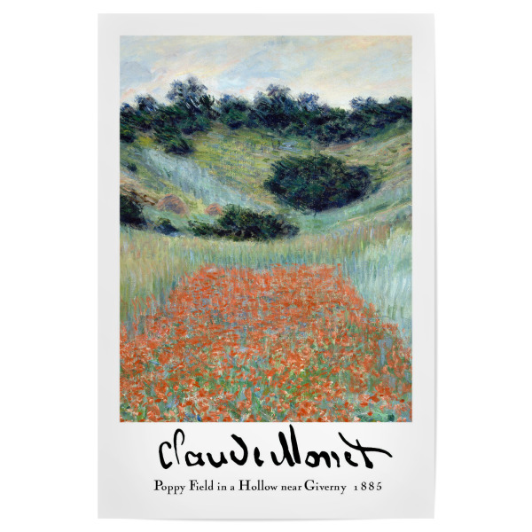 Poster 30x20 cm "Claude Monet Poppy field" artboxONE - Natur,Reise