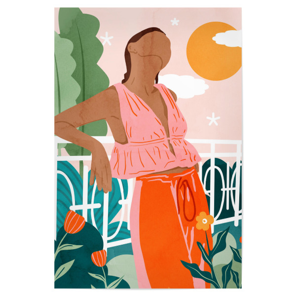 Poster "Nur ein weiterer warmer Tag" artboxONE - Natur,Menschen