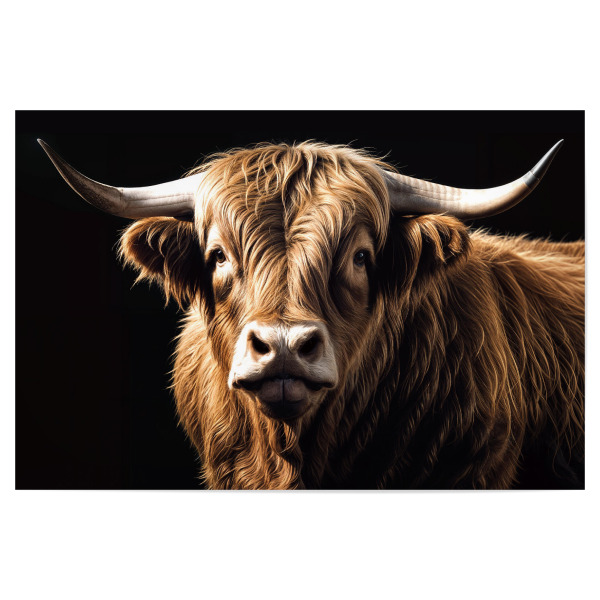 Poster "Ein Highland Bull" artboxONE - Tiere - Bulle,Highland,Highland cow