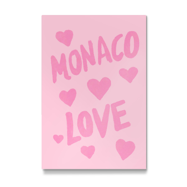 Galerie-Print "Pink Monaco Love" 30x20 cm artboxONE