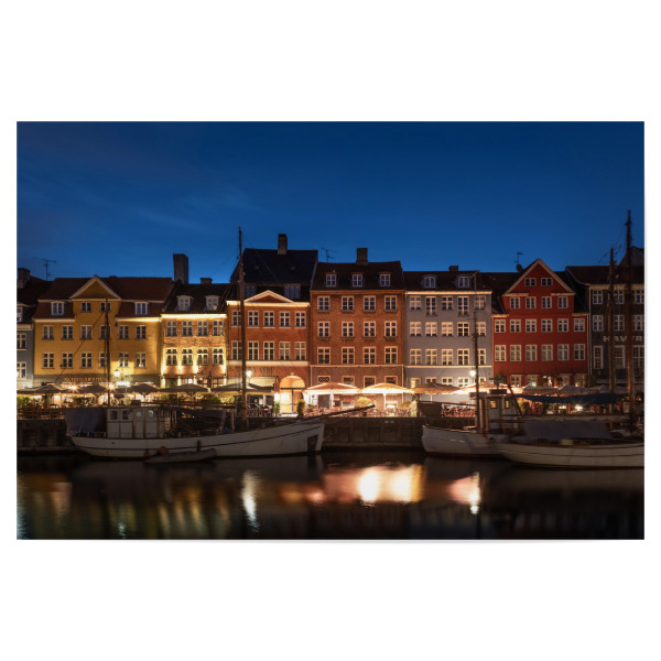 Poster 30x20 cm "Nyhavn Blue Hour" artboxONE - Städte,Reise,Architektur,Städte / København