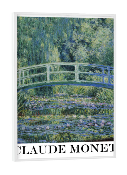 Poster mit weißem Rahmen "Claude Monet g" artboxONE - Natur,Reise