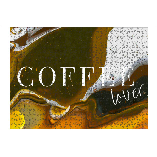 Puzzle Ravensburger "Coffee Lover - Mocha Mousse" artboxONE - Typografie,Essen & Trinken