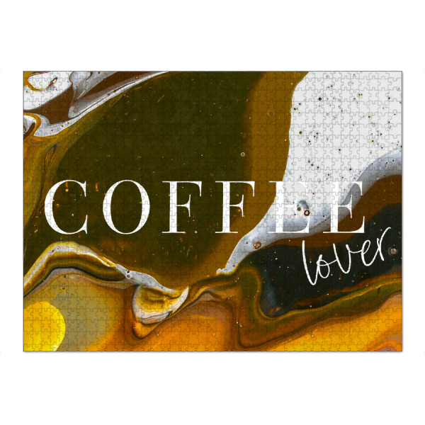 Puzzle Ravensburger "Coffee Lover - Mocha Mousse" artboxONE - Typografie,Essen & Trinken