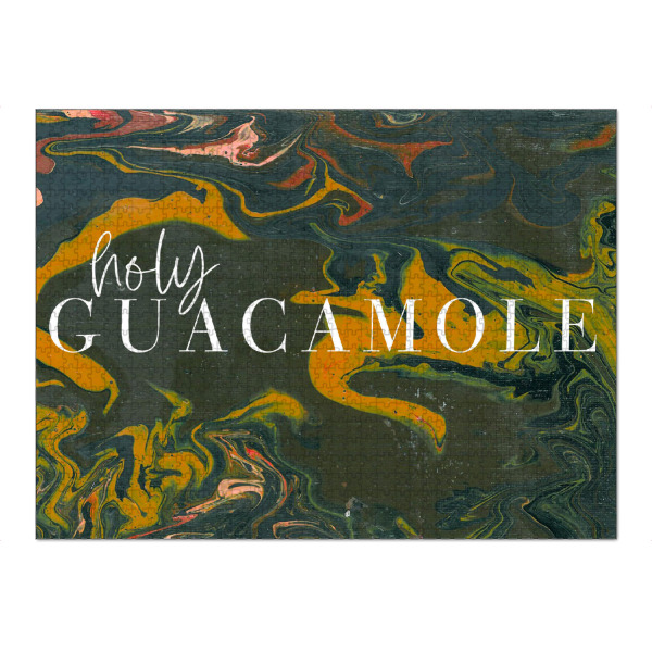Puzzle Ravensburger "Holy Guacamole" artboxONE - Typografie,Essen & Trinken,Essen & Trinken / Obst & Gemüse,Lustig