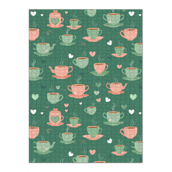 Puzzle Ravensburger "Dampfige Schlucke" artboxONE - Essen & Trinken,Abstrakt