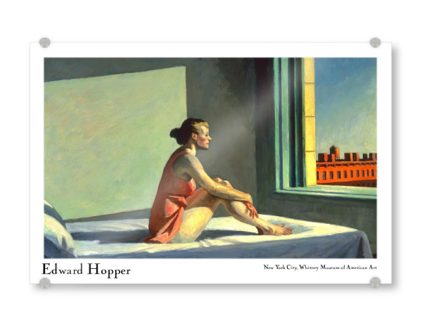 Acrylglasbild "Edward Hopper Exhibition" artboxONE - Abstrakt,Menschen