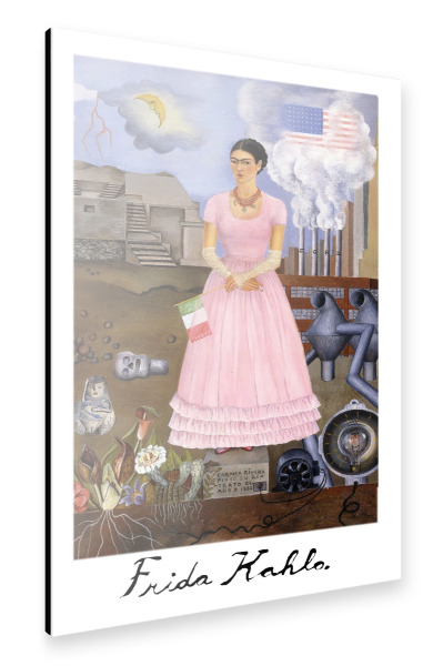 Alu-Dibond "Frida Kahlo Exhibition" 75x50 cm artboxONE