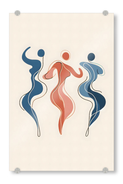 Acrylglasbild "Sway & Slay" artboxONE - Abstrakt