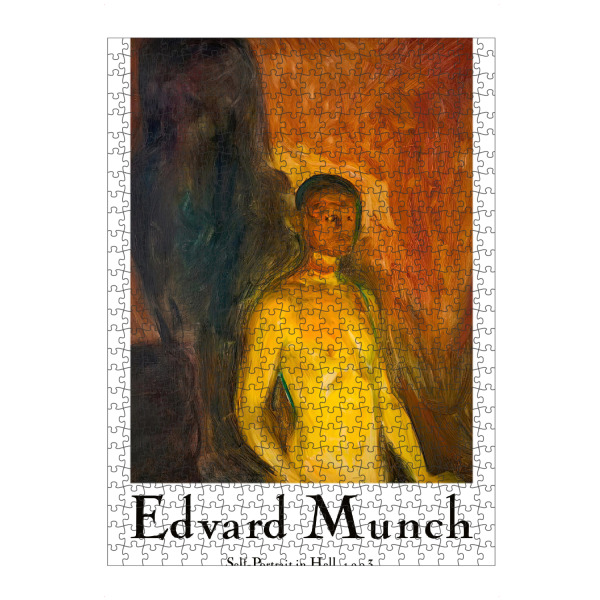 Puzzle Ravensburger "Edvard Munch x" artboxONE - Abstrakt,Menschen