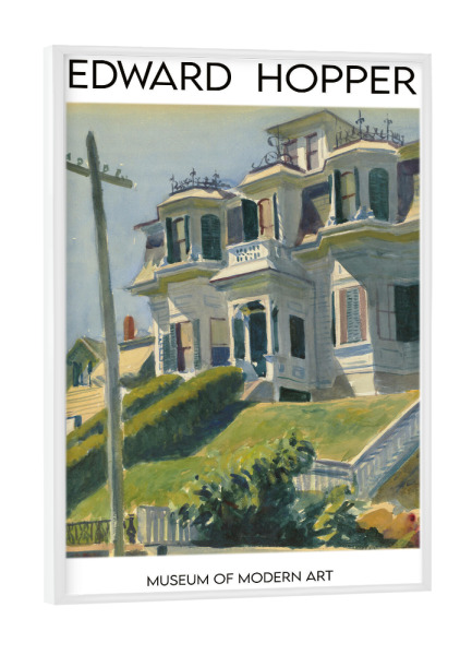 Poster mit weißem Rahmen "Edward Hopper s" artboxONE - Architektur
