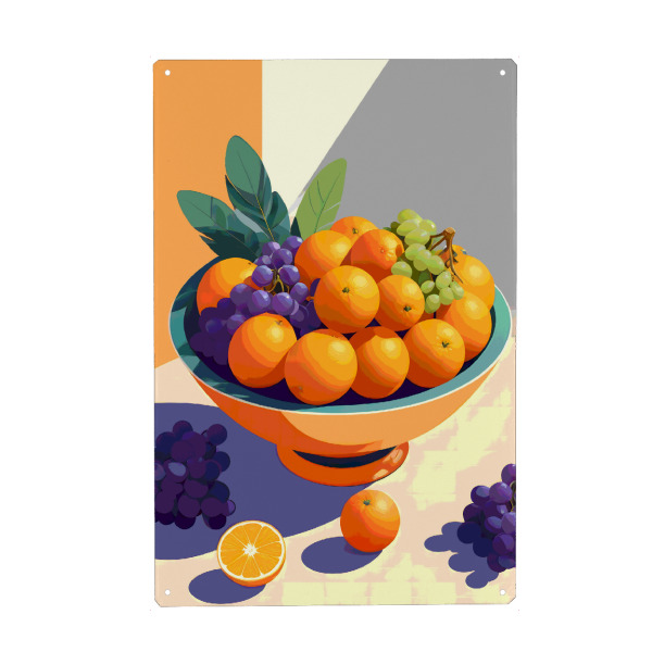 Holzbild "VIBIN ’mit Vitamin C" artboxONE - Essen & Trinken