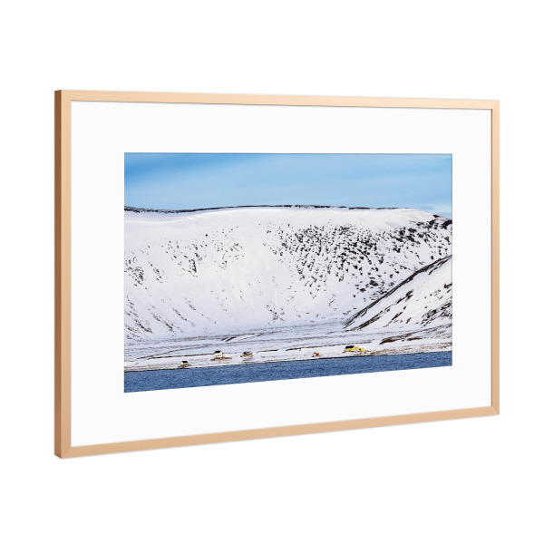 Poster mit Rahmen Kupfer "Winter in der Finnmark" artboxONE - Natur,Reise,Reise / Strand und Meer,Reise / Länder