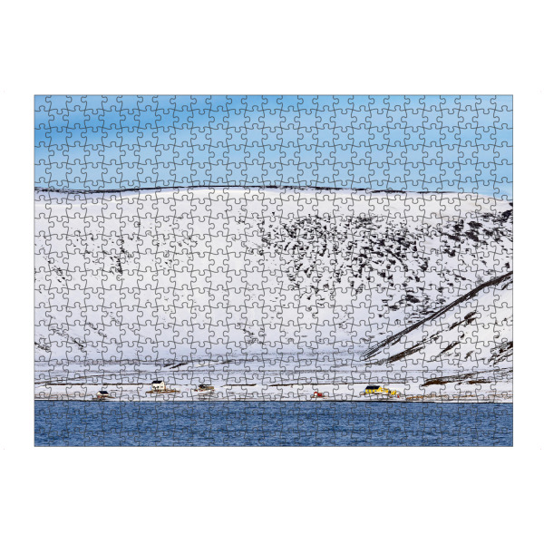Puzzle Ravensburger "Winter in der Finnmark" artboxONE - Natur,Reise,Reise / Strand und Meer,Reise / Länder