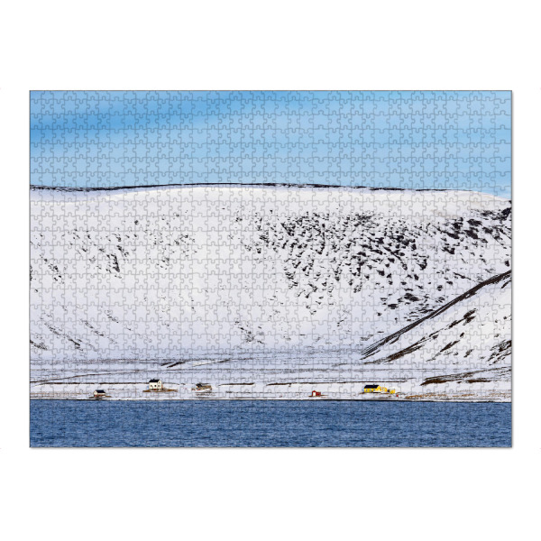 Puzzle Ravensburger "Winter in der Finnmark" artboxONE - Natur,Reise,Reise / Strand und Meer,Reise / Länder